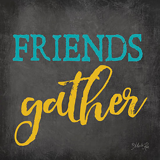 Marla Rae MA2380 - Friends Gather - Chalkboard, Friends from Penny Lane Publishing