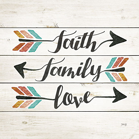 Marla Rae MA2441 - Faith Family Love Arrow - Family, Faith, Love, Signs, Arrows from Penny Lane Publishing