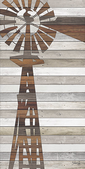 Marla Rae MA2450 - Windmill - Farm, Windmill, Rusty, Wood Planks from Penny Lane Publishing