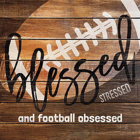 Marla Rae MA2473GP - Football Obsessed - Sports, Masculine, Football, Signs, Inspirational, Children, Sports from Penny Lane Publishing