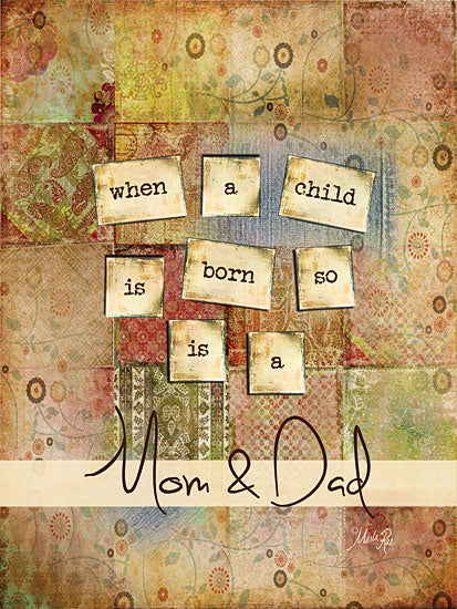 Marla Rae MA285 - Mom and Dad - Mom, Dad, Family, Patchwork from Penny Lane Publishing
