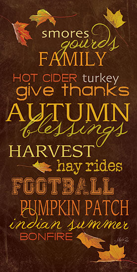 Marla Rae MA666 - Autumn Blessings - Autumn, Blessings, Activities, Typography from Penny Lane Publishing
