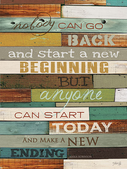 Marla Rae MA853 - Make a New Ending  - Ending, New, Typography, Signs, Inspirational from Penny Lane Publishing