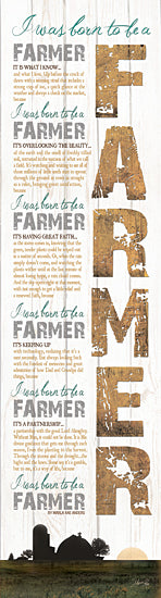Marla Rae MA864 - Born to be a Farmer - Farmer, Barn, Typography, Signs from Penny Lane Publishing