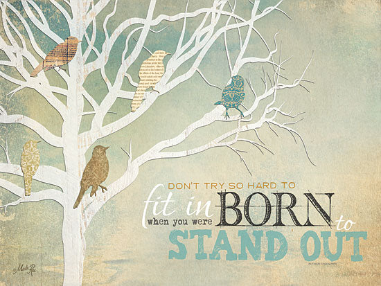 Marla Rae MA920 - Born to Stand Out - Stand Out, Birds, Tree from Penny Lane Publishing