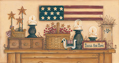 MARY439 - Bless Our American Home - 30x16