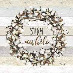 MAZ5002GP - Stay Awhile Cotton Wreath