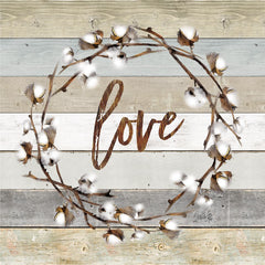 MAZ5061GP - Love Cotton Wreath