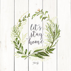 MAZ5067 - Let's Stay Home Wreath - 12x12