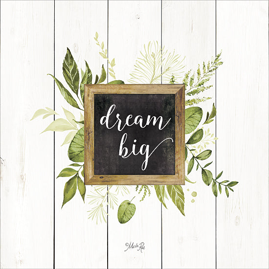 Marla Rae MAZ5070 - Dream Big Greenery - Greenery, Inspirational, Leaves from Penny Lane Publishing