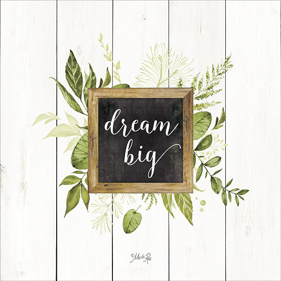 Marla Rae MAZ5070GP - Dream Big Greenery - Greenery, Inspirational, Leaves from Penny Lane Publishing