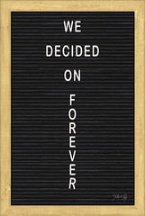 MAZ5092 - We Decided on Forever Felt Board - 12x18