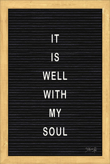 Marla Rae MAZ5094GP - It is Well With My Soul Felt Board - Inspirational, Felt Board, Typography from Penny Lane Publishing