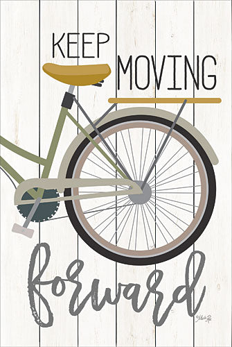 Marla Rae MAZ5105 - Keep Moving Forward - Bicycle, Inspirational, Signs from Penny Lane Publishing
