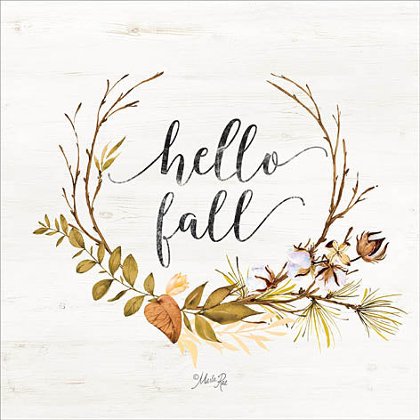 Marla Rae MAZ5119 - Hello Fall - Wreath, Signs, Autumn, Leaves from Penny Lane Publishing