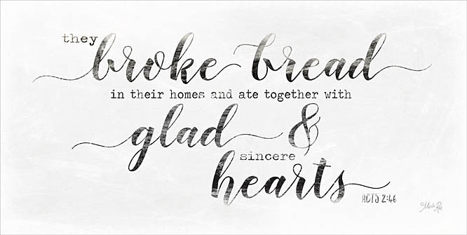 Marla Rae MAZ5134 - They Broke Bread (large font) - Inspirational, Signs, Religious from Penny Lane Publishing