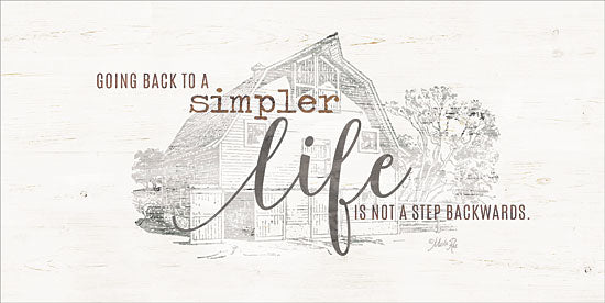 Marla Rae MAZ5159GP - A Simpler Life - Simple Life, Barn, Neutral from Penny Lane Publishing