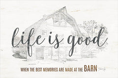 MAZ5161 - Life is Good at the Barn - 18x12