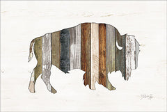 MAZ5201GP - Wood Slat Bison