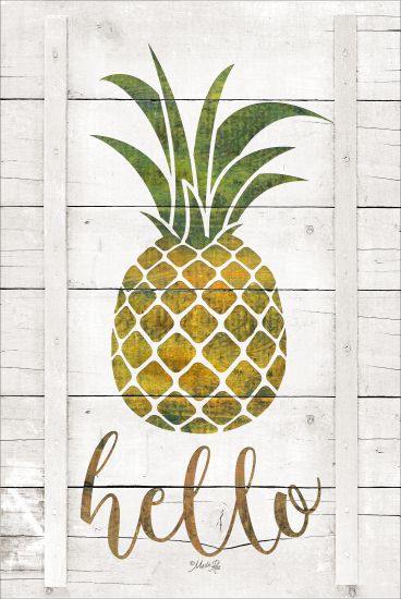 Marla Rae MAZ5221GP - Hello Pineapple - Hello, Pineapple, Wood Planks from Penny Lane Publishing