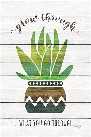 Marla Rae MAZ5223 - Grow Through What You Go Through - Cactus, Southwest, Pots, Grow Through from Penny Lane Publishing