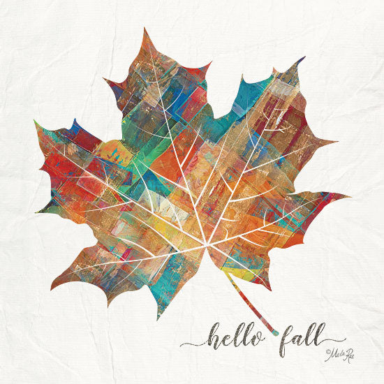 Marla Rae MAZ5263 - Hello Fall Autumn, Hello, Mosaic, Signs, Greeting from Penny Lane