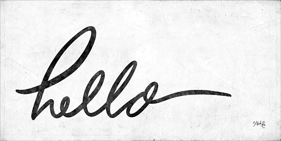 Marla Rae MAZ5302 - Hello Hello, Calligraphy, Black & White, Signs from Penny Lane