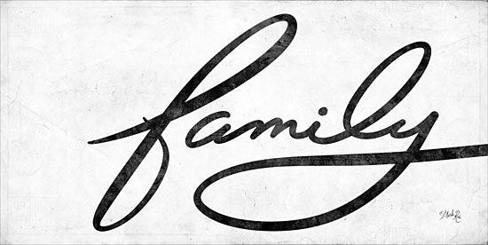 Marla Rae MAZ5303 - Family Family, Calligraphy, Signs, Black & White from Penny Lane
