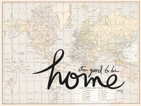 Marla Rae MAZ5319 - It's Good to be Home Home, Adventure, Travel, Map, Signs from Penny Lane