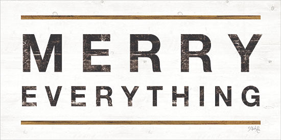 Marla Rae MAZ5428 - Merry Everything - 18x9 Merry Everything, Calligraphy, Signs from Penny Lane