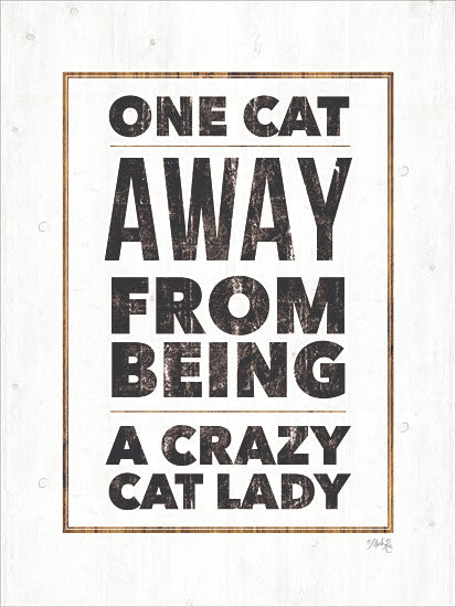 Marla Rae MAZ5450 - Crazy Cat Lady - 12x16 Crazy Cat Lady, Humorous, Pets, Signs from Penny Lane