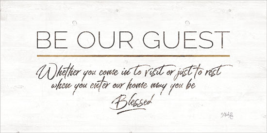 Marla Rae MAZ5456 - Be Our Guest - 24x12 Be Our Guest, Home, Friends, Family, Blessed, Signs from Penny Lane
