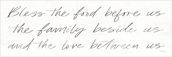 Marla Rae MAZ5469 - Bless the Food Before Us - 24x8 Bless Food, Family, Love, Calligraphy, Sins from Penny Lane