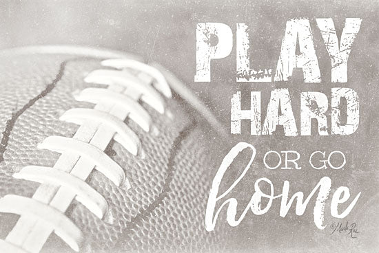 Marla Rae MAZ5511 - MAZ5511 - Football - Play Hard - 18x12 Football, Play Hard, Motivational, Photography, Sports, Masculine from Penny Lane