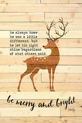 MAZ5553 - Be Merry and Bright Deer - 12x18