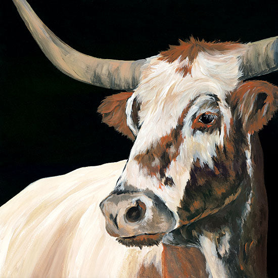 Michele Norman MN111 - Longhorn Love - 12x12 Longhorn, Cow, Farm, Portrait, Selfie from Penny Lane