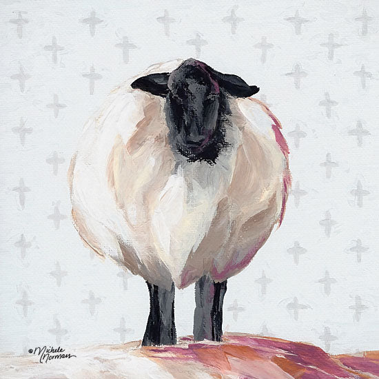 Michele Norman MN174 - Lamb of God - 12x12 Lamb, Sheep, Portrait from Penny Lane