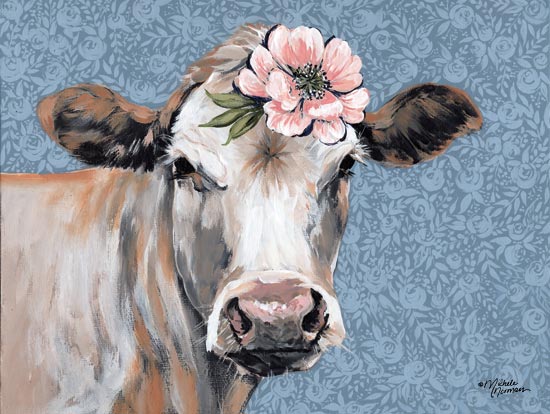 Michele Norman MN200 - MN200 - Penelope - 16x12 Cow, Flower, Portrait from Penny Lane