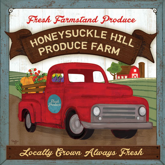 Mollie B. MOL1907 - Honeysuckle Hill Produce Farm Produce, Farm, Truck, Farm to Table from Penny Lane