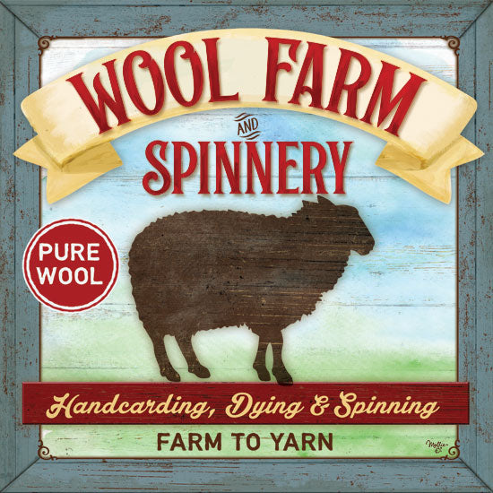 Mollie B. MOL1910 - Wool Farm Spinnery Sheep, Wool, Farm, Yarn, Farm, Farm to Table from Penny Lane