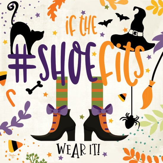Mollie B. MOL1966 - MOL1966 - If the Shoe Fits - 12x12 Halloween, Iconography, Autumn, Hashtag, Signs from Penny Lane