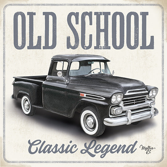 Mollie B. MOL1980 - MOL1980 - Old School Vintage Trucks II - 12x12 Old School, Truck, Classics, Vintage, Antiques from Penny Lane