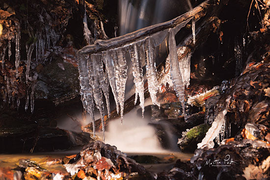 Martin Podt MPP403 - Icicles Icicles, Ice, Creek, Winter from Penny Lane
