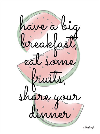 Martina Pavlova PAV107 - Eat Some Fruits - 12x16 Watermelon Slices, Kitchen, Eat Fruits, Fruit, Signs from Penny Lane
