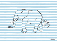 PAV143 - Elephant in Stripes - 16x12