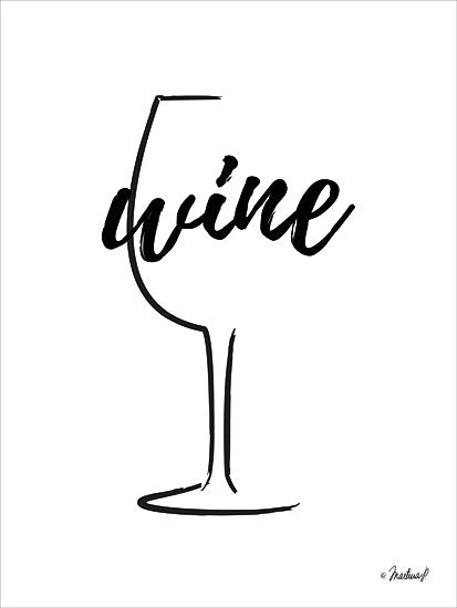 Martina Pavlova PAV147 - Chic Wine Icon - 12x16 Wine, Wine Glass, Kitchen, Signs from Penny Lane