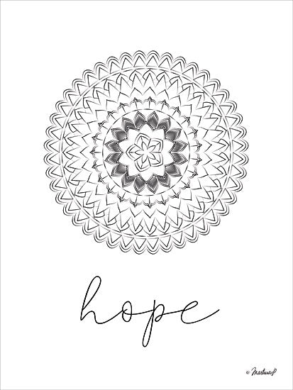Martina Pavlova PAV164 - Mandala Hope - 12x16 Hope, Mandala, Design, Signs from Penny Lane