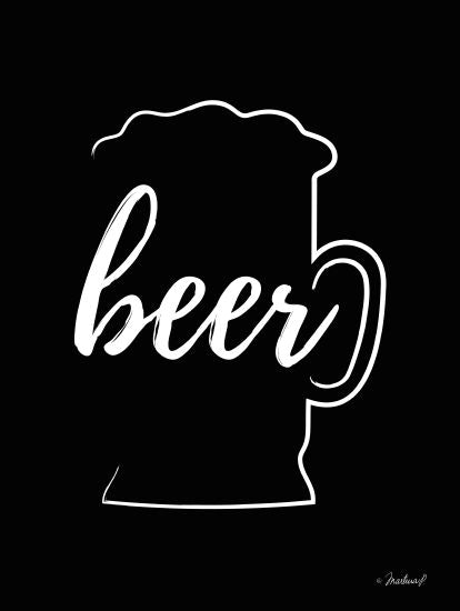 Martina Pavlova PAV249 - Chic Beer Icon  - 12x16 Beer, Beer Mug, Kitchen, Signs from Penny Lane