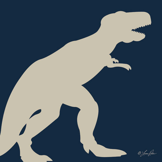 Lauren Rader RAD1336 - RAD1336 - Dino I     - 12x12 Dinosaur, T-Rex, Silhouette from Penny Lane