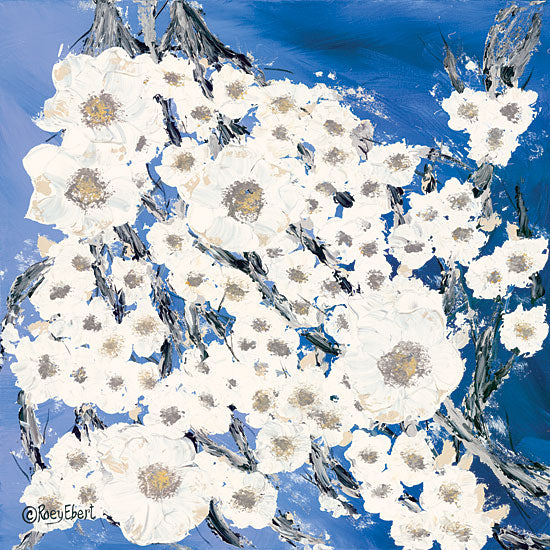 Roey Ebert REAR225 - It Takes a Village Flowers, Blue & White, Pot, Neutral from Penny Lane